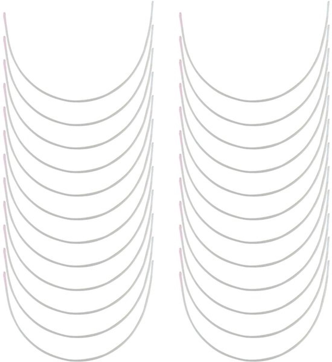 Beha-bandjes 12 Paar - Vervangende Bandjes - Beha-accessoires - Duurzaam Ijzer - Geschikt voor A-E-cup - Ongeveer 24.5*5.2"/9.65*5.59 inch - Beugel
