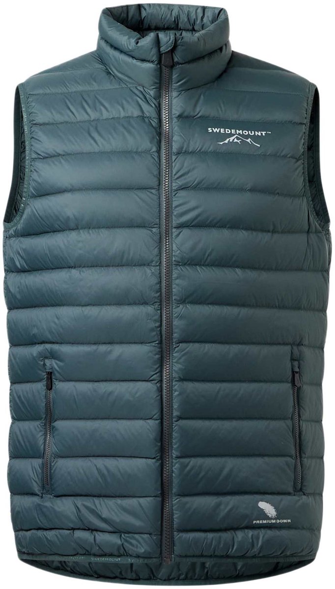 Swedemount Himalaya Bodywarmer – Donsvest voor heren – 2XL Groen
