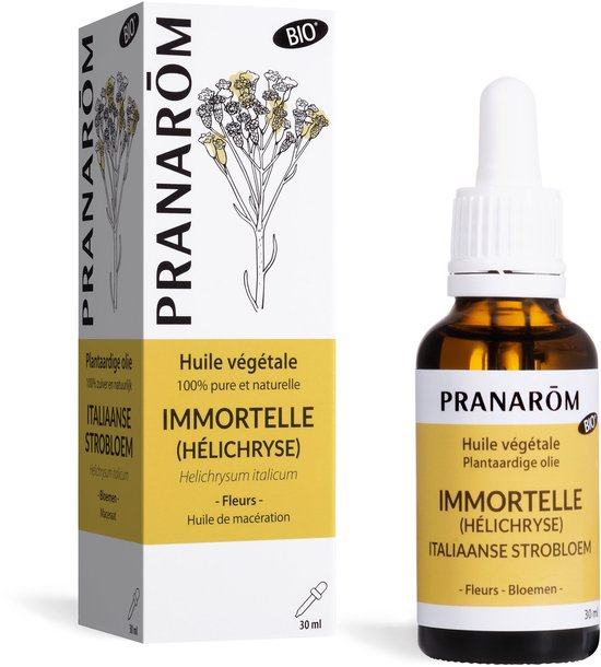 Pranarôm Italiaanse Strobloem Plantaardige Olie Bio 30