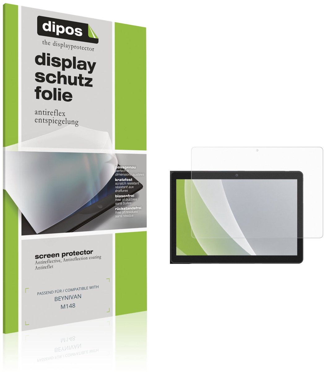 dipos – 2x Matte Beschermfolie geschikt voor BEYNIVAN M148 | Krasbestendige & antireflecterende Screenprotector Ultra-Thin