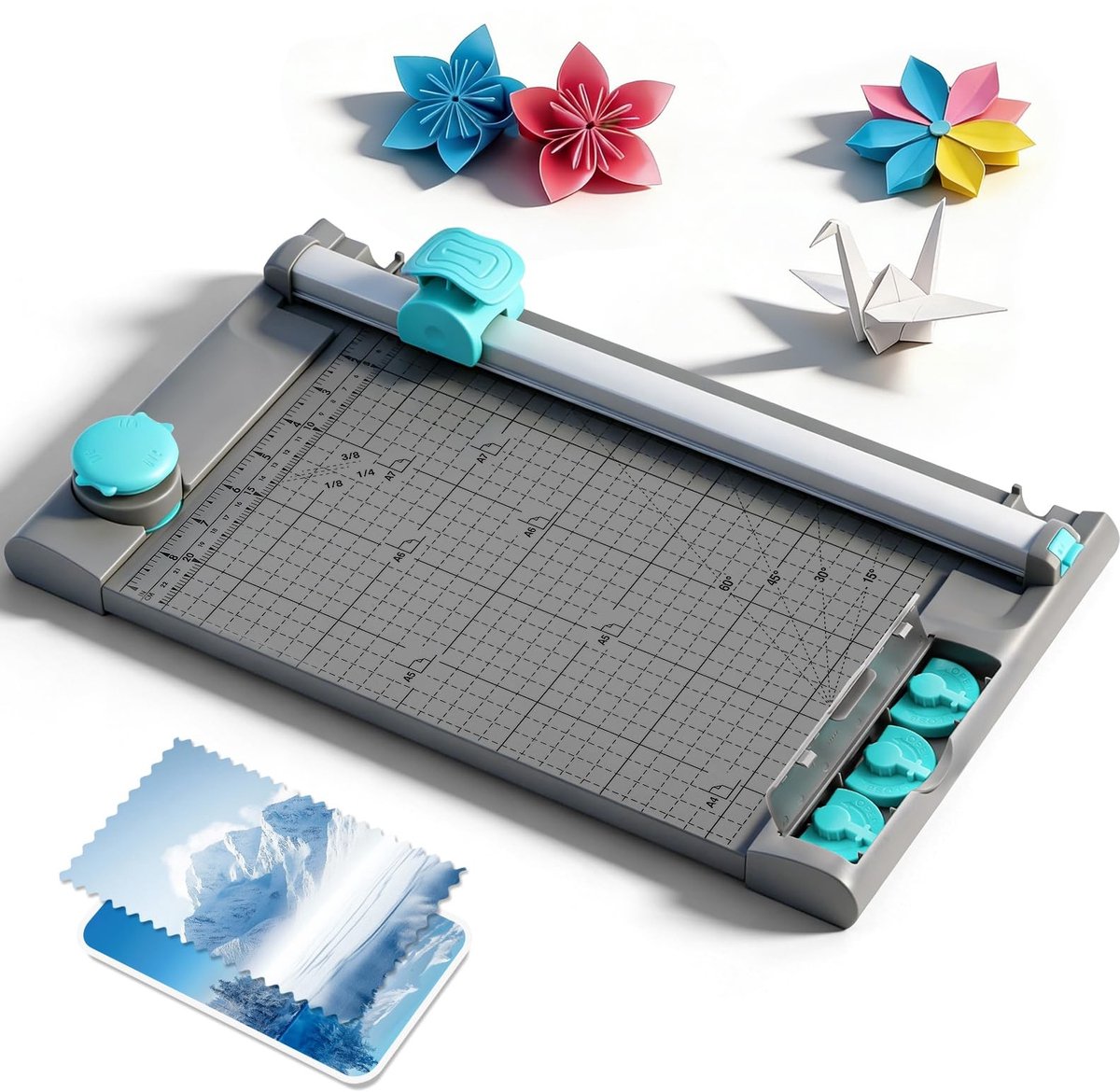 Solidchoice - 5-in-1 Papieren Snijmachine voor Kantoor en DIY