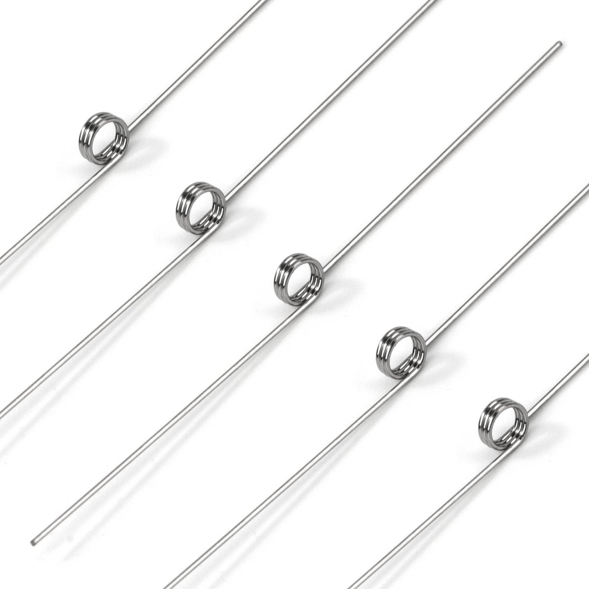 Solidchoice - Set van 10 RVS Torsiespringen 0.3mm Draad