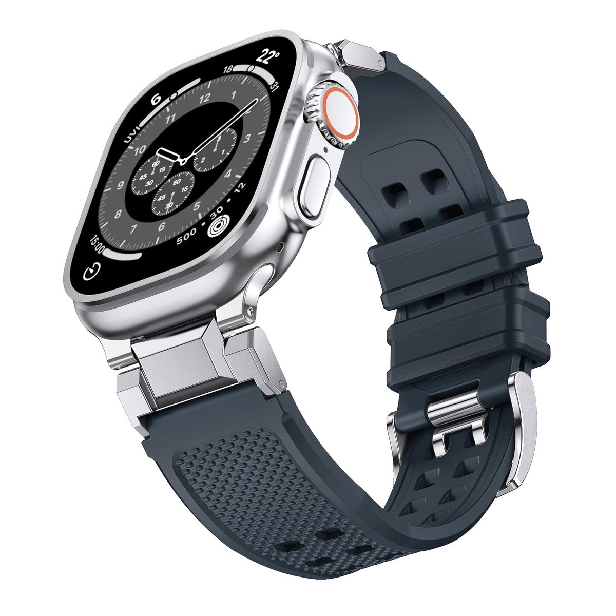 Solidchoice - Silicone Horlogeband voor Apple Watch Ultra 49mm