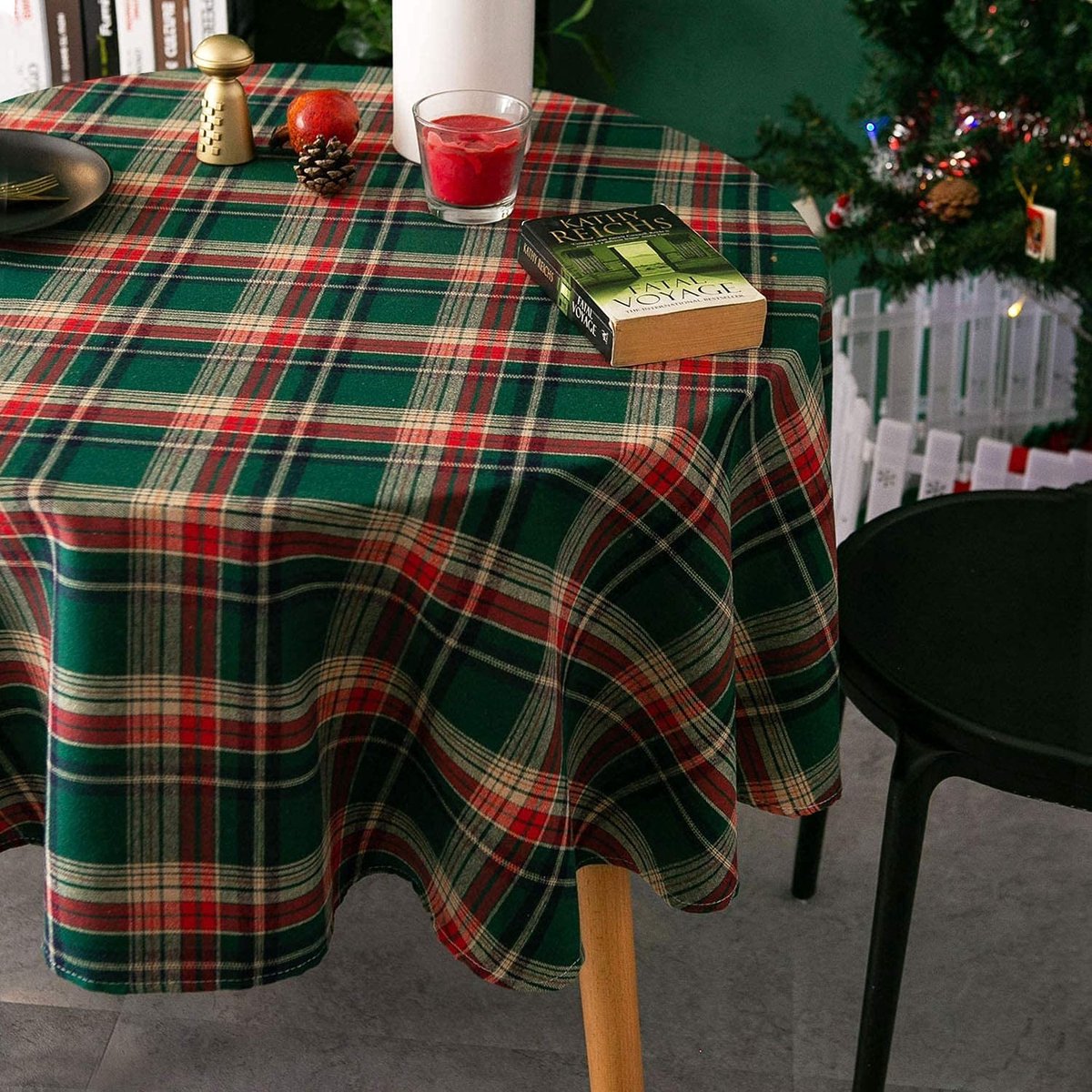Solidchoice - Rectangular Tafelkleed met Elegante Strepen 100CM x 160CM