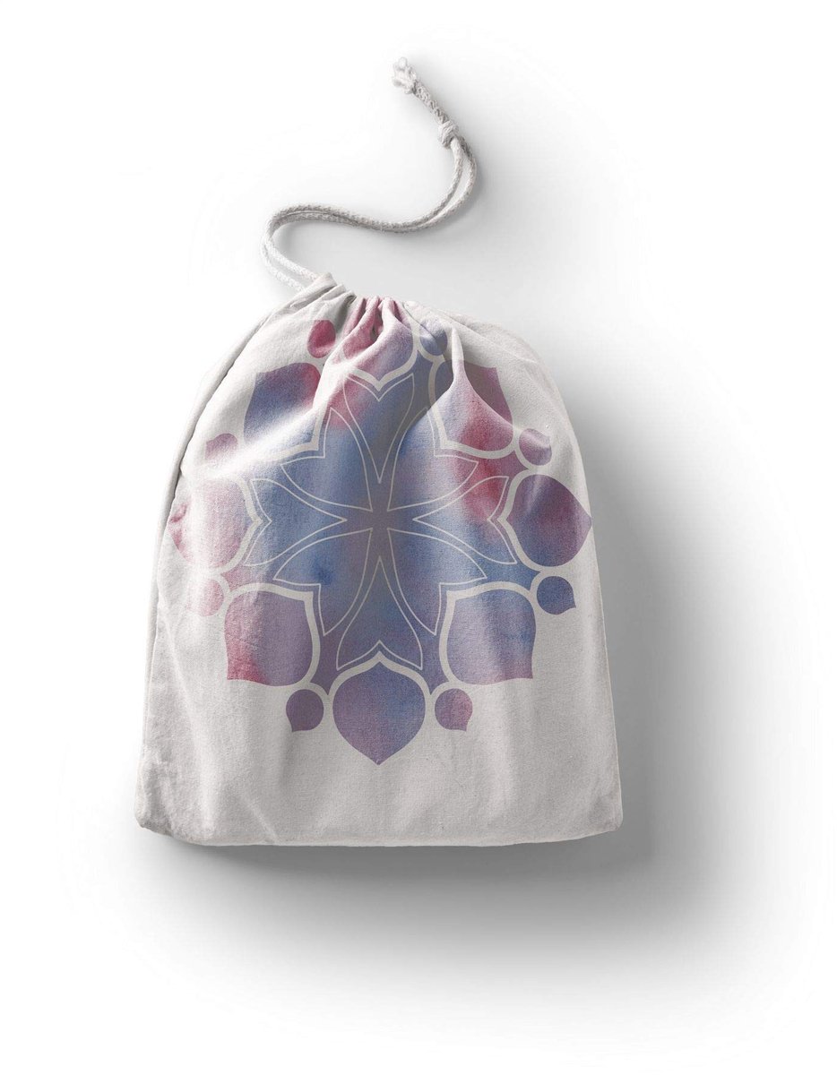 Solidchoice - Opvouwbare Katoenen Boodschappentas met Trekkoord 40x50cm, Eco-vriendelijk