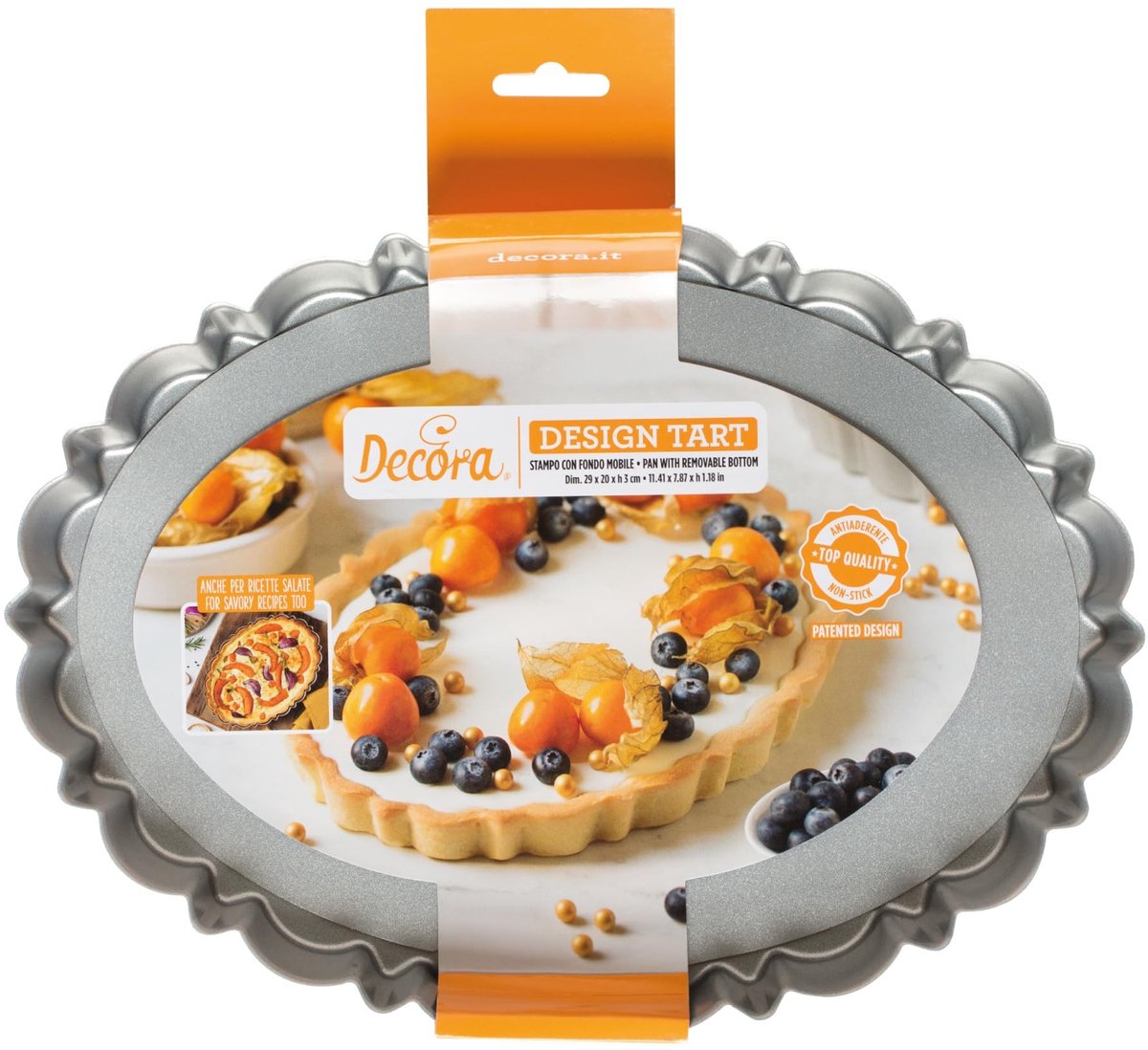 Solidchoice - Cakevorm met Verwijderbare Bodem 29 x 20 cm
