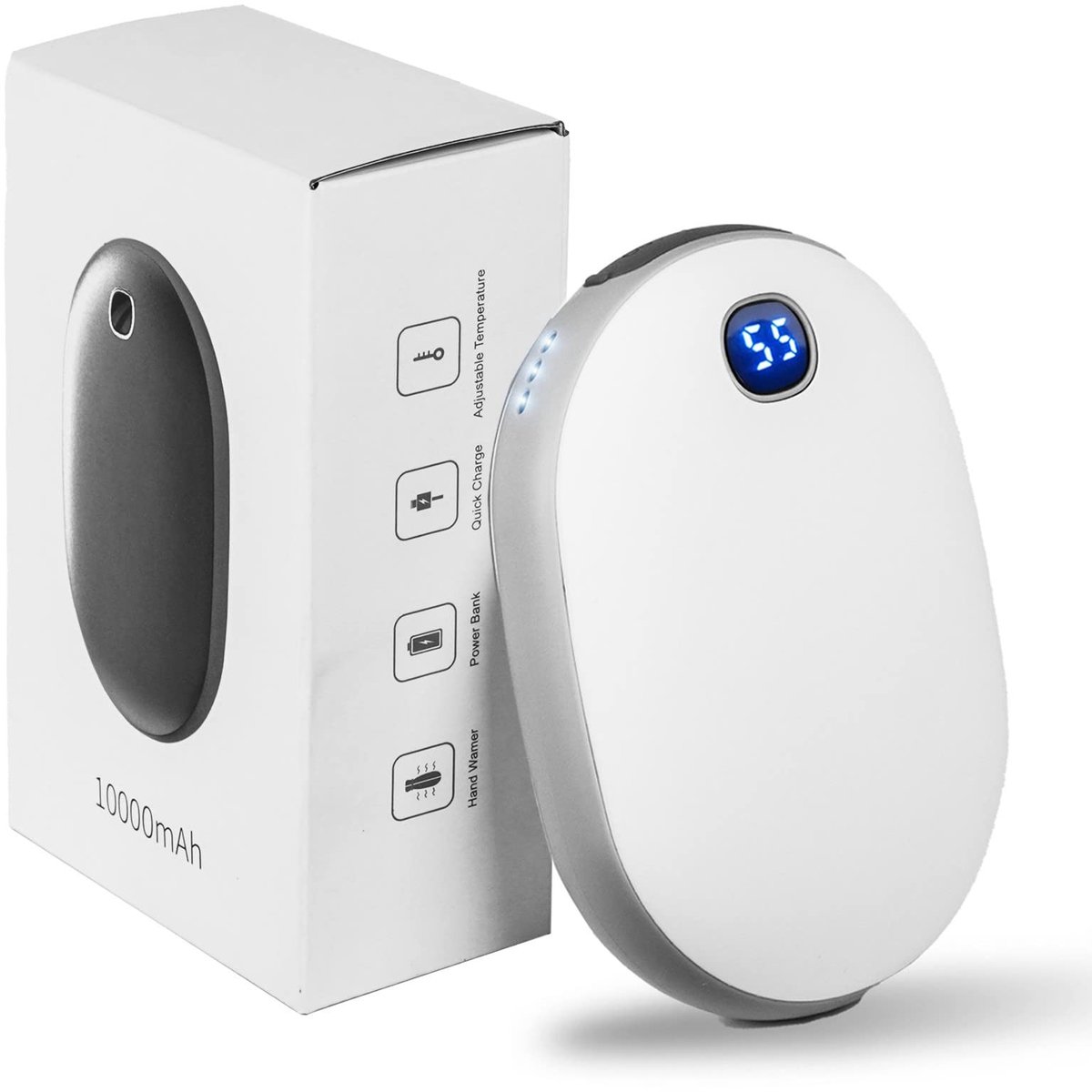 Solidchoice - Oplaadbare Handwarmers 10000mAh met Powerbank Functie