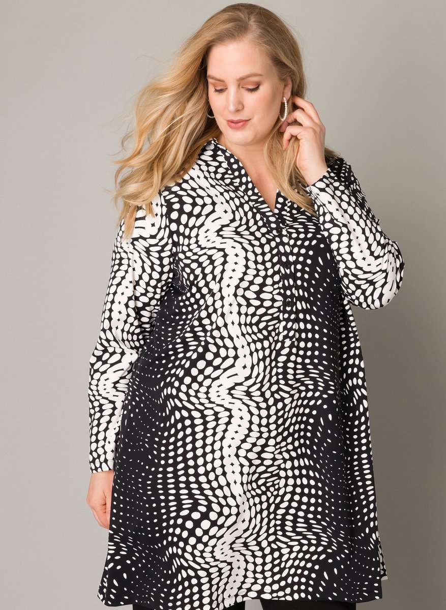 Colletta tuniek travel stof