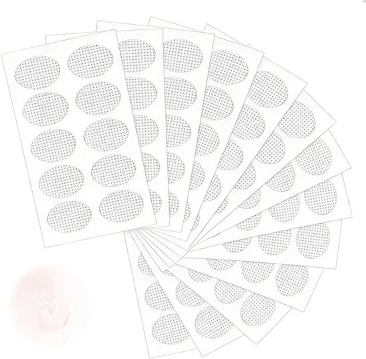 Set van 200 onzichtbare kleefpads voor oorgaatjes, verlichting van pijn bij uitgerekte of gescheurde oorlellen, ideaal voor zware oorbellen