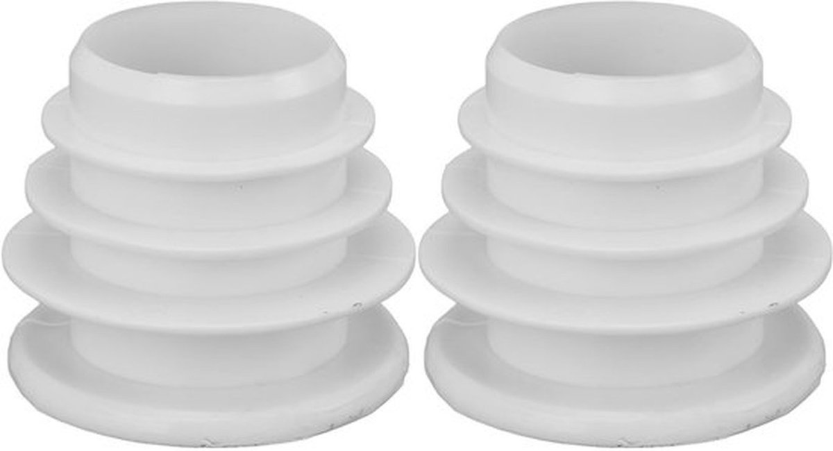 Zwembadreiniger - Herbruikbare kegeladapter - Eenvoudige installatie - Silicone manchet - Geschikt voor skimmers - 2 stuks