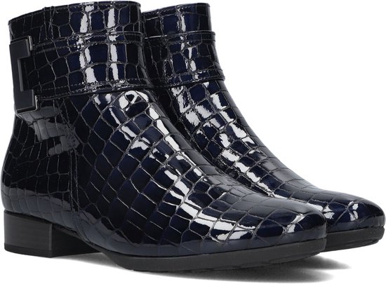 Gabor 712 Enkellaarsjes - Enkelboots met rits - Dames - Blauw - Maat 40