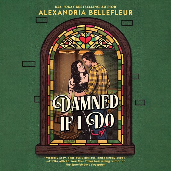 Damned If I Do, met Alexandria Bellefleur als auteur. Het boek heeft een afbeelding van een stel.