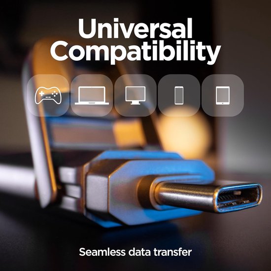 Snelle Externe SSD - Draagbare Opslag - Grote Bestanden Overzetten - USB 3.2 Gen 2x2 - 256 GB - Zwart van Snelle — afbeelding 2