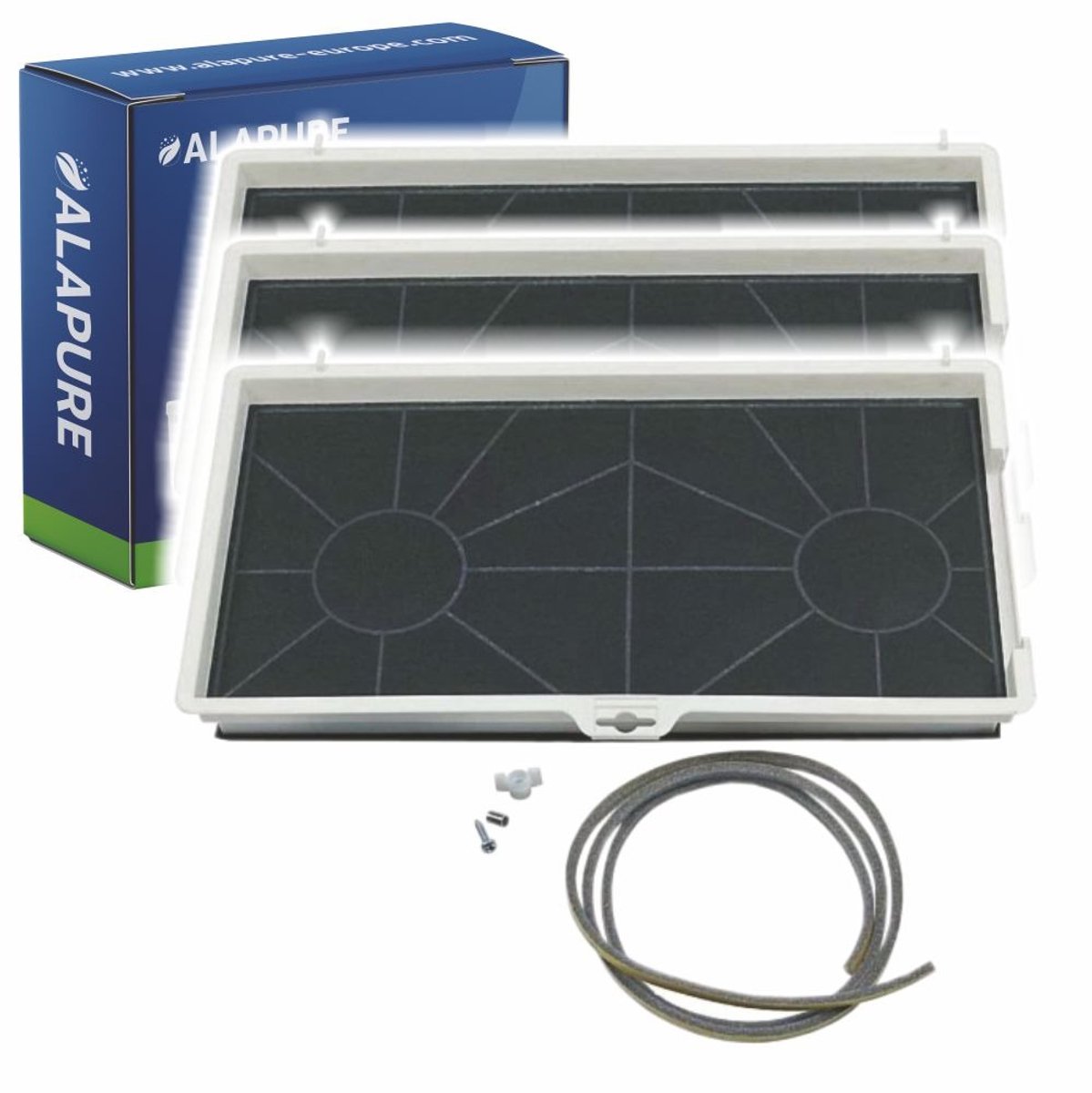 3x Koolstoffilter voor Balay 00461422 / 461422