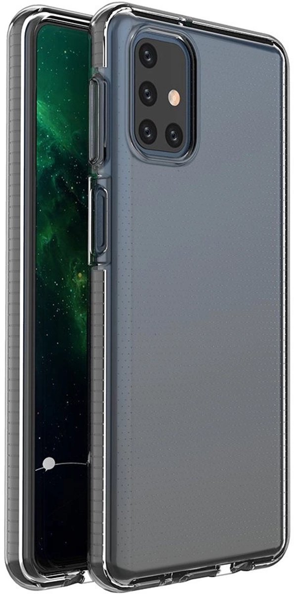 Hurtel Spring Case Cover Voor Samsung Galaxy M31S Flexibel Met Frame
