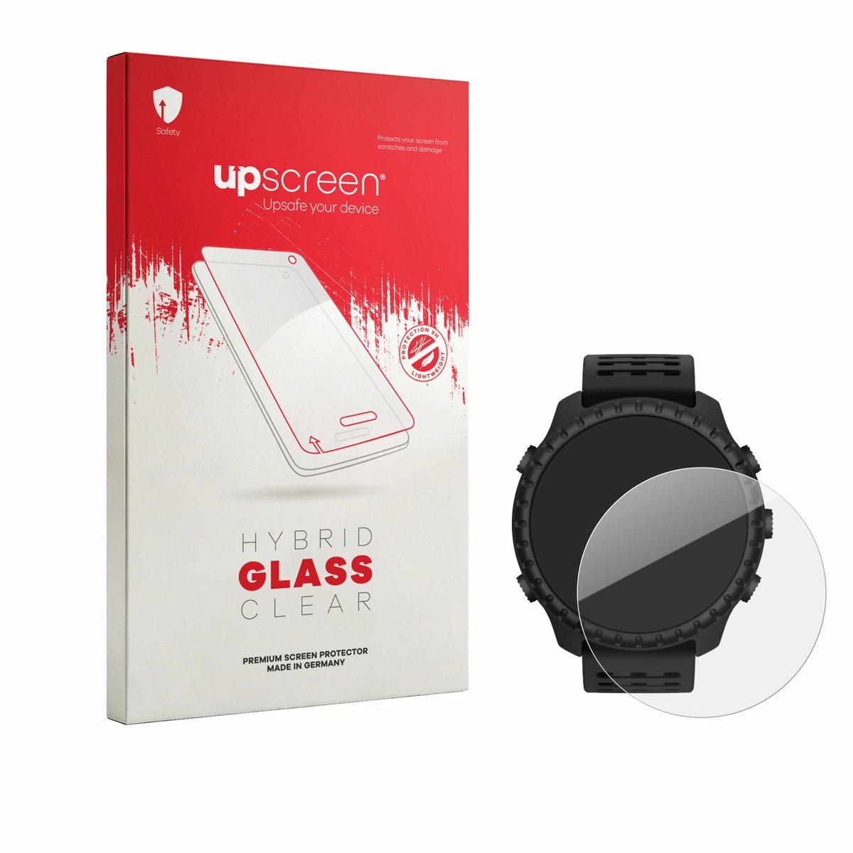 upscreen - Screenprotector voor Suunto Core 2 - Folie Beschermfolie Beschermglas transparant