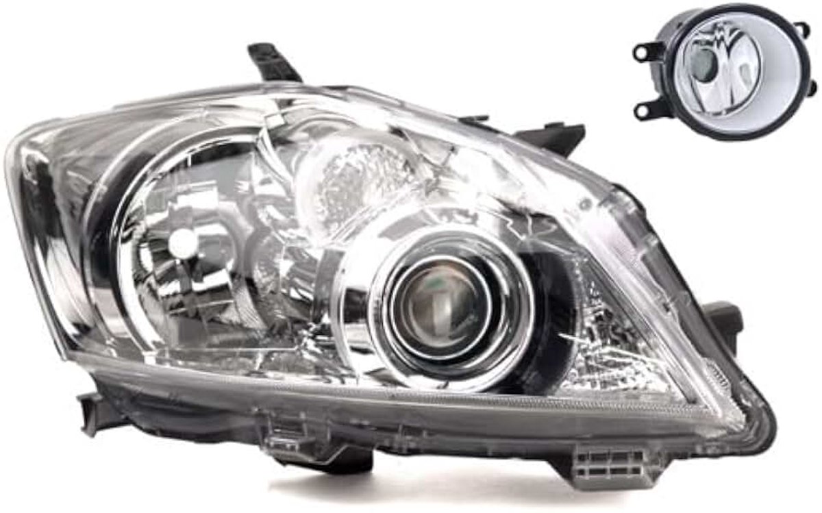 Koplamp halogeen hoofdgeschikt voor Toyota Auris 03/10- H11 HB3 Re. + mist.