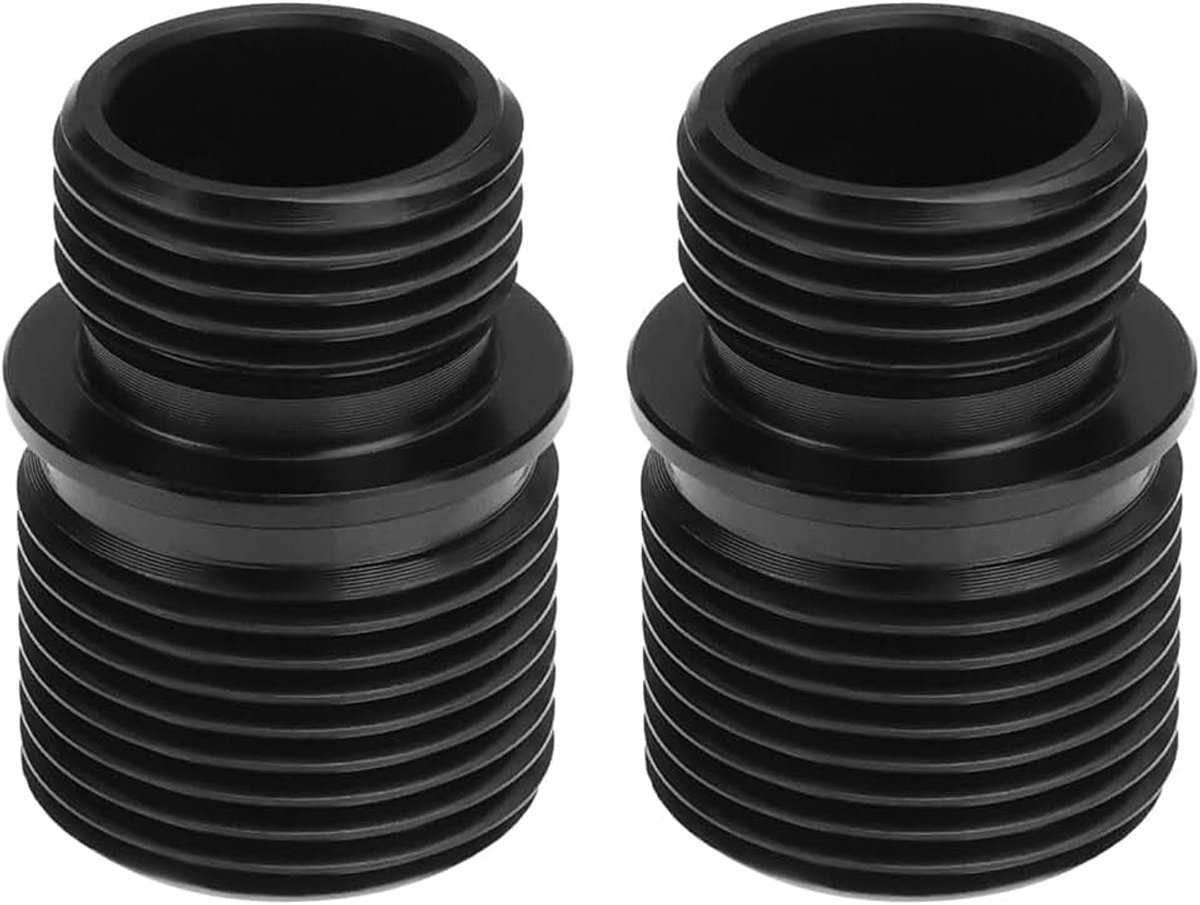 2 Stks Counter-Tooth Mannelijke Adapter Mouw 12mm CCW naar 14mm Conversie Draad Accessoires Buitenbuis Adapter