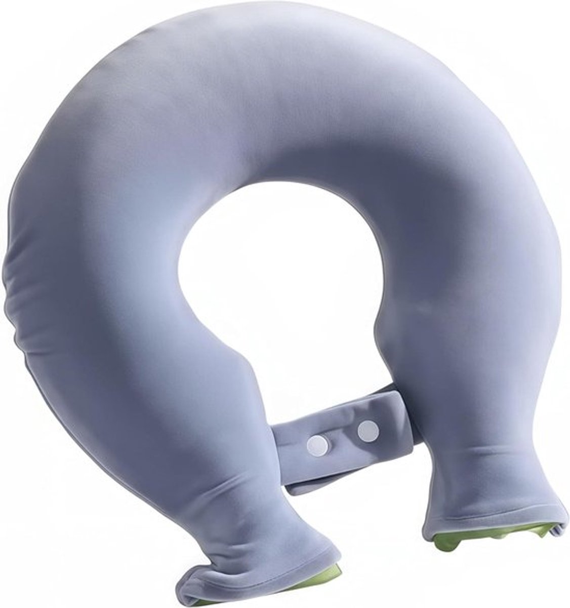 Warmwaterkruik voor nek en schouders - Zachte pluche hoes voor langdurige warmte en pijnverlichting - Herbruikbare warmwaterkruik voor spierontspanning - Donkerblauw