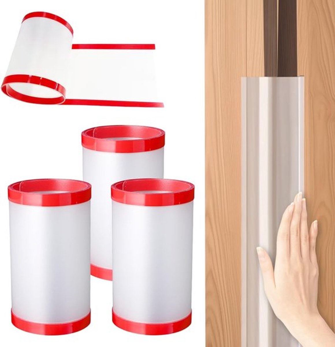 Veilige Vingerbescherming voor Kinderen: 3 Stuks Finger Clamp Bescherming voor Deuren, Ideaal voor Kinderdagverblijven en Klassenlokalen