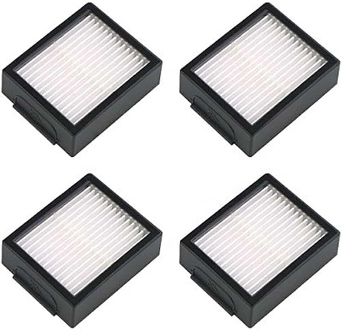 4 stks Filters Vervanging voor iRobot Roomba e en i Serie E5 (5150) E6 (6198) i3 (3150) i3+ (3550) i6+ (6550) i7 (7150) i7+ (7550) Robot Stofzuigers