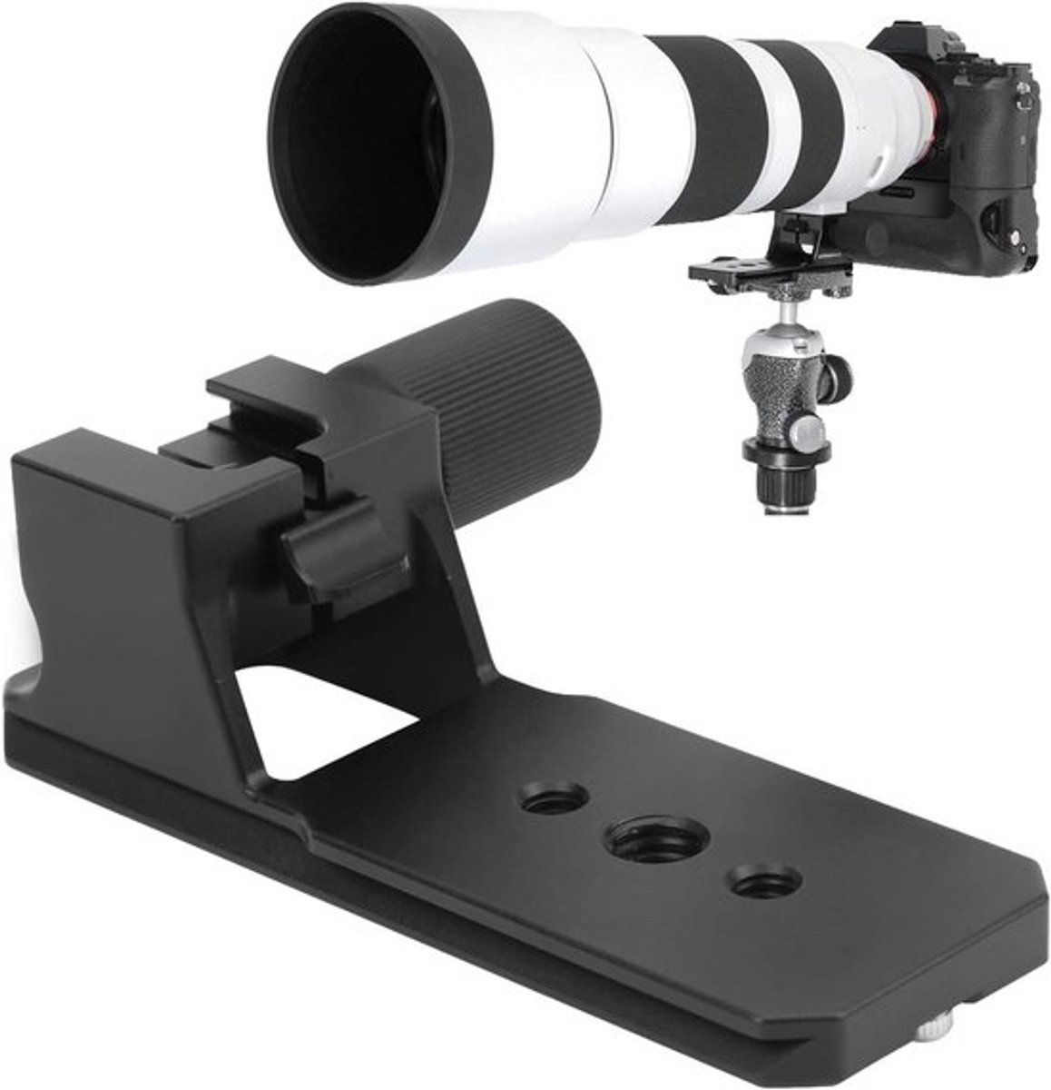 Lens Tripod Mount Basis voor Sony FE 200-600, Vervangende Lens Collar Steun, Adapter van Luchtvaartaluminium, Stabiliteit en Ondersteuning voor Fotografie