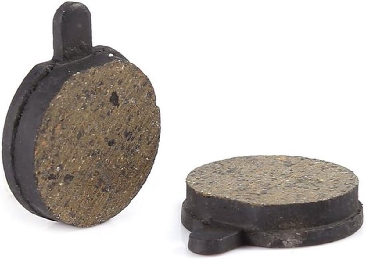 Ronde Remblokken Set voor Fiets en Motorfiets - 8 Stuks | Hars en Semi-Metaal | Geruisloos Remmen