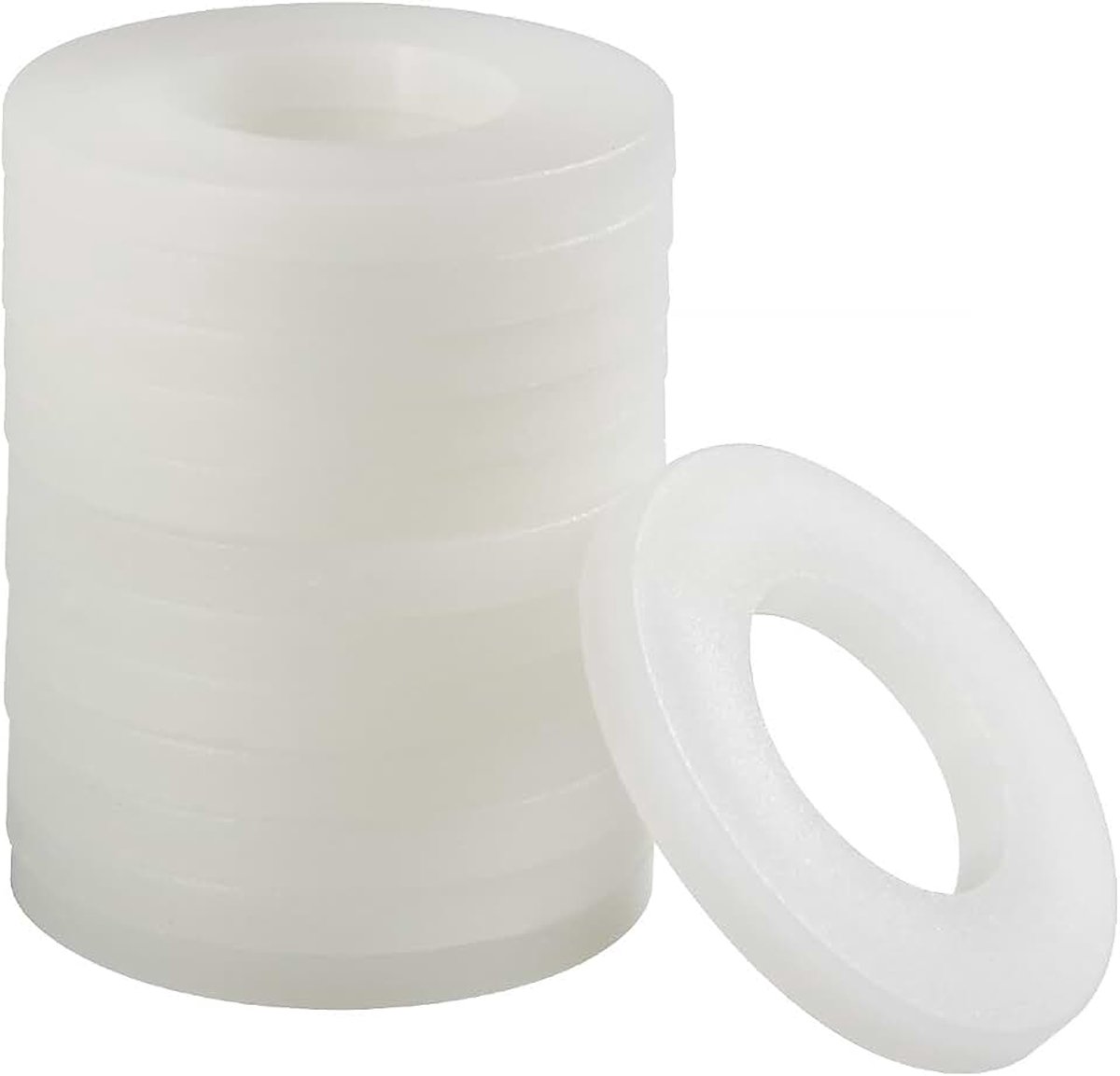 Sluitringen M10 x 20 mm, 30 stuks plastic sluitring nylon sluitring carrosserieringen kunststof sluitringen voor apparaten, machines, elektrische loodgieter