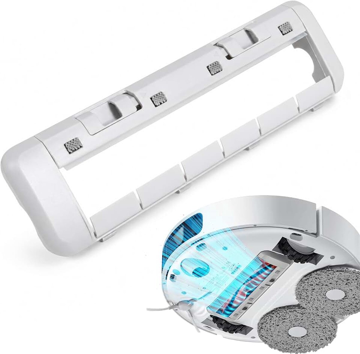 Accessoires voor Xiaomi X20+/X20 Max/X20 Pro & Dreame L10s Ultra, L20 Ultra, X30/X40 Ultra, hoofdborstelafdekking accessoires voor Dreame, vervangende borstelafdekking van ABS