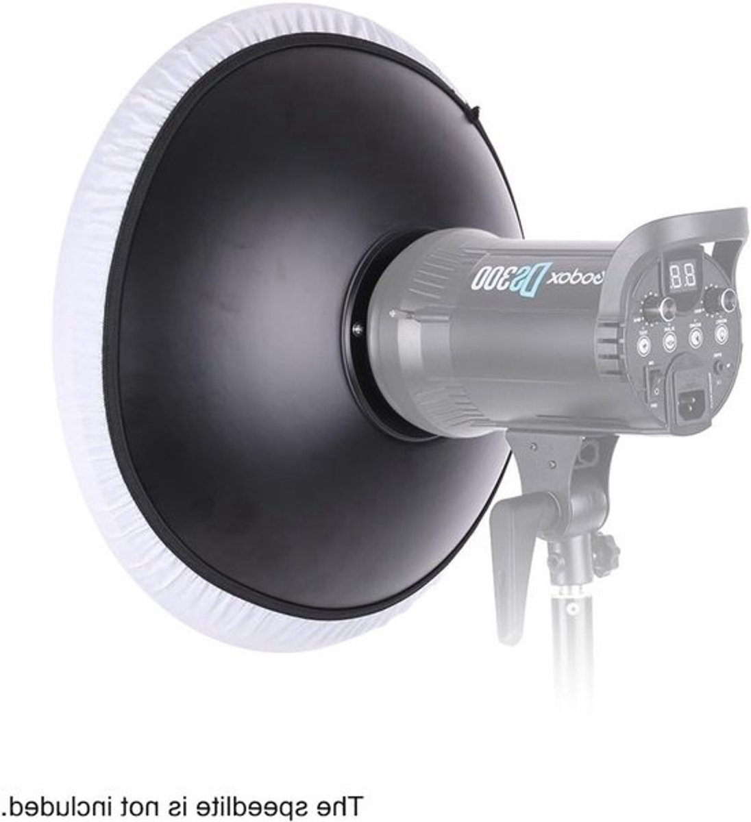 "16" Beauty Dish-Diffuser Reflector met honingraatrooster en zachte binnenkant voor fotostudio-flits en verlichting