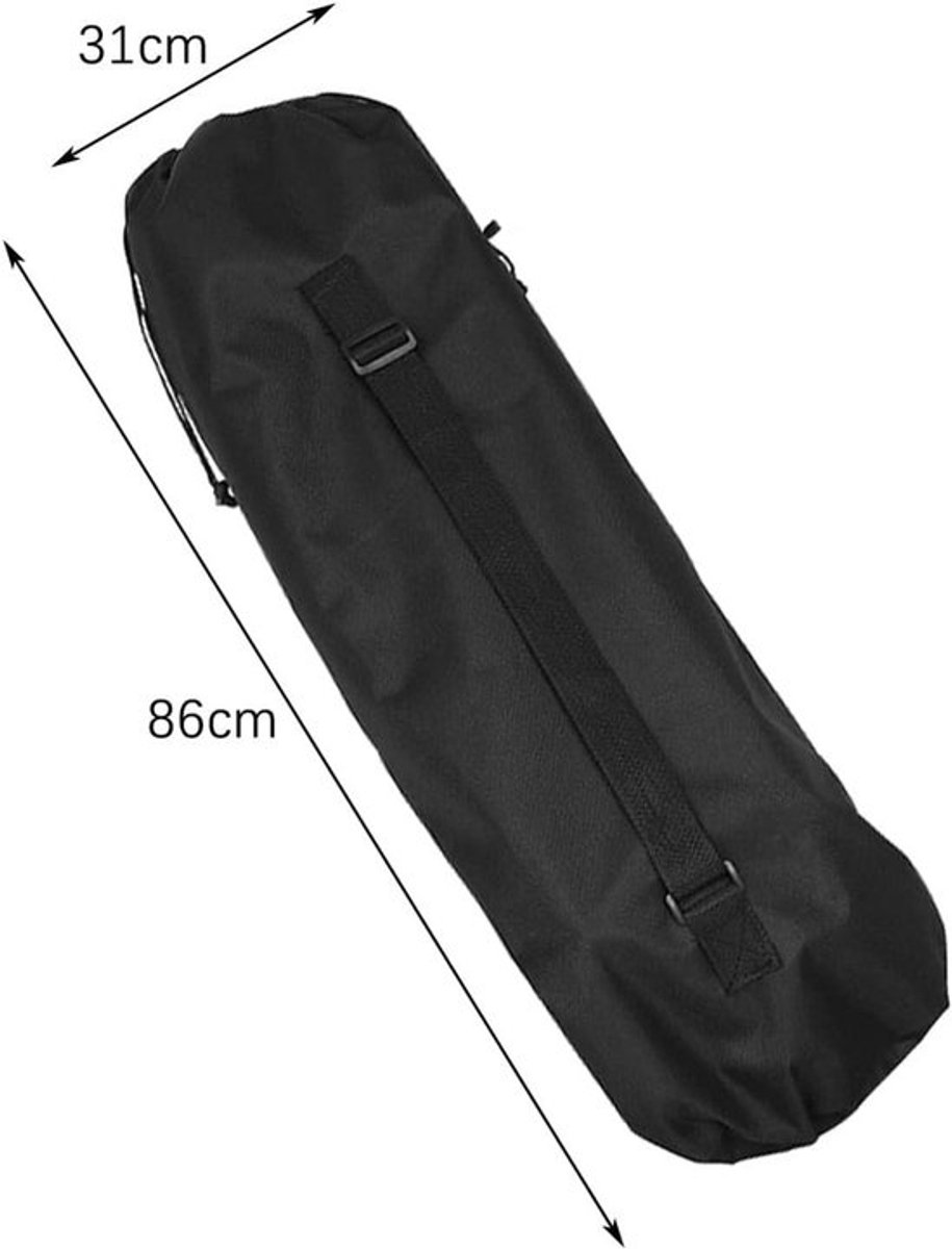 Skateboard Rugzak Waterdichte Tas voor Mini Cruiser en Lange Board - Lengte tot 85.5cm - Grijs-Zwart - Geschikt voor Alle Modellen - Duurzaam en Veelzijdig - Extra Grote Capaciteit.