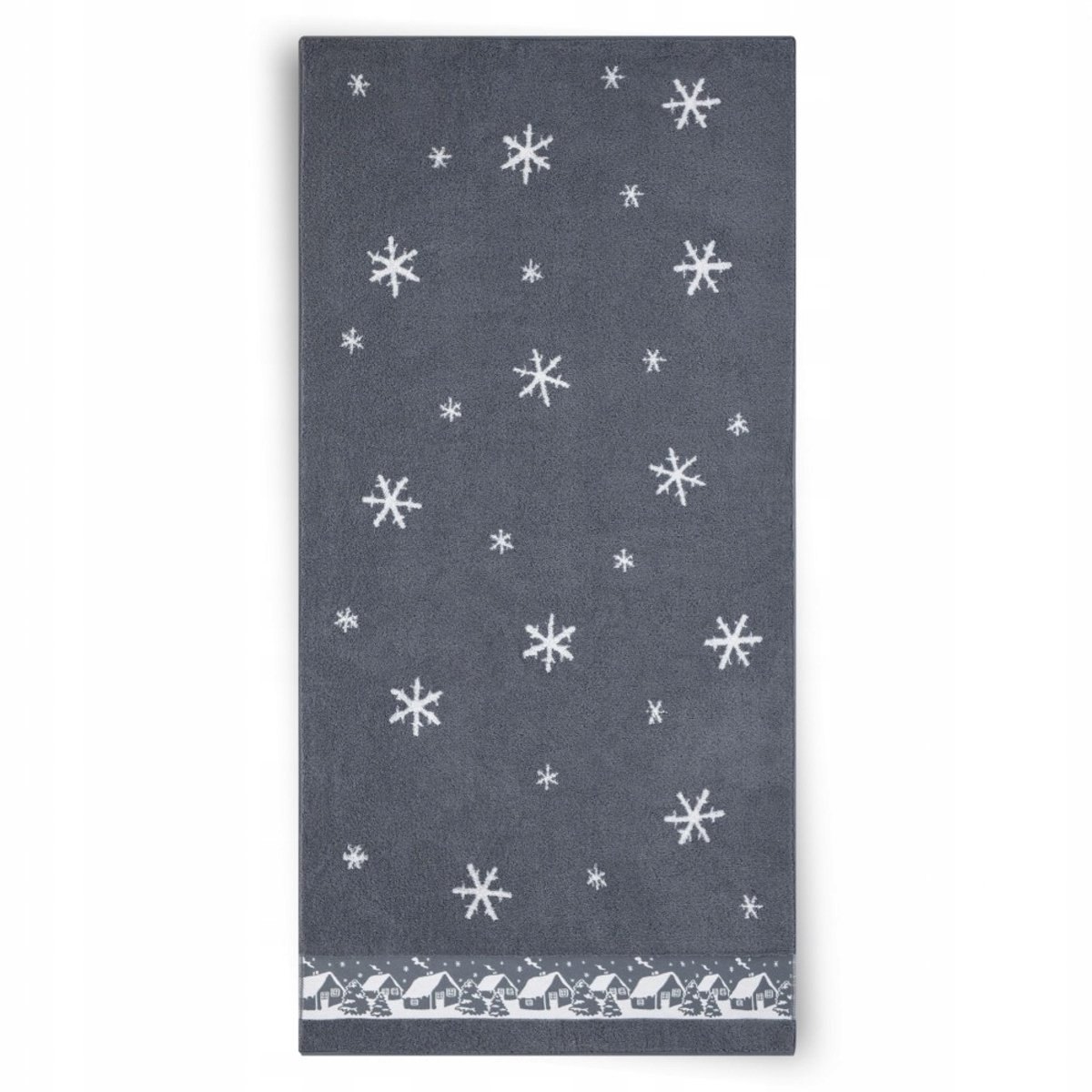 Zwoltex Aspen 2 Grijs Badstof Handdoek 50x100cm - Wintercollectie
