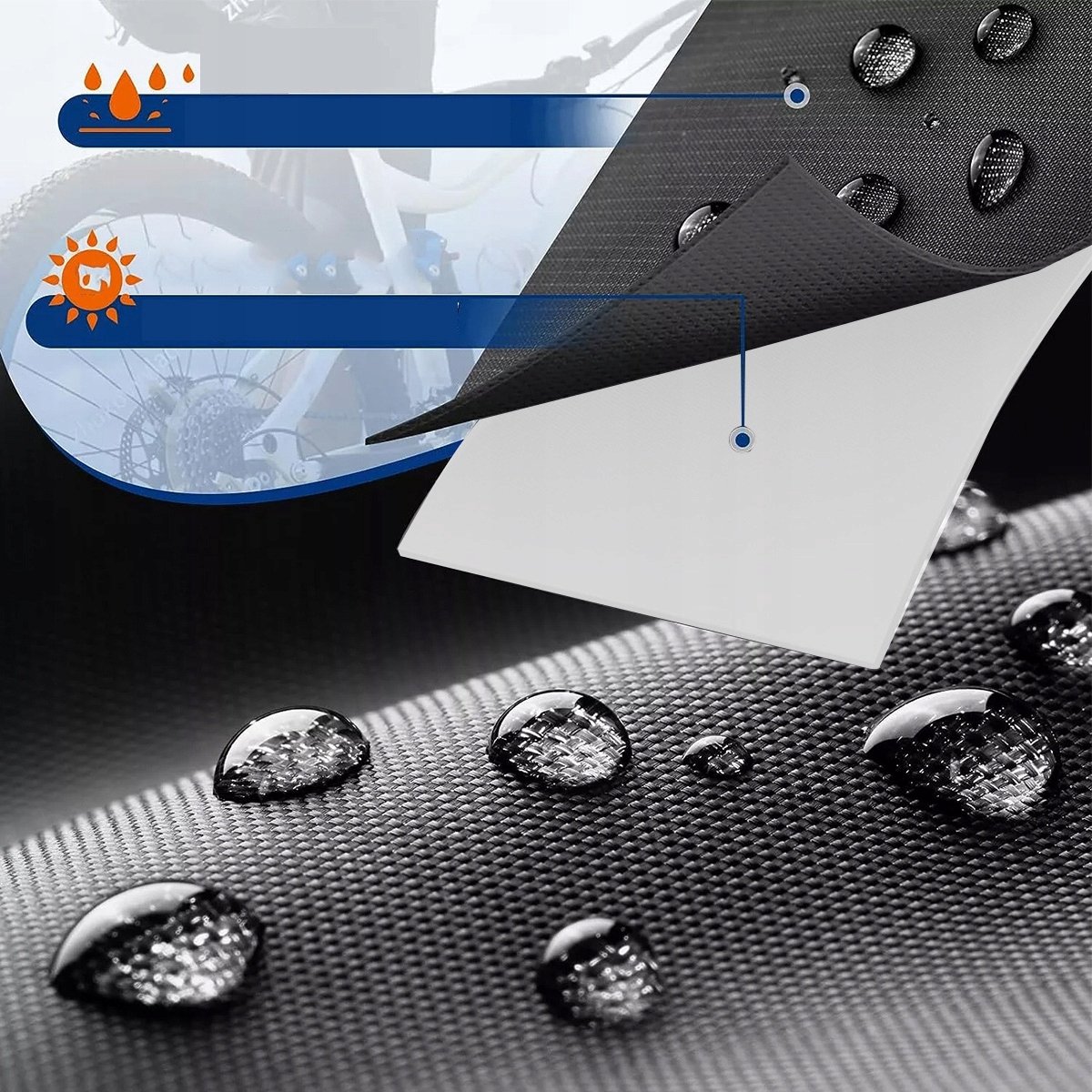 Waterdichte fietsschoenen voor 3 fietsen (XL) - Universeel & Duurzaam