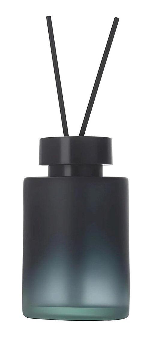 120 ML/4 oz Lege Glazen Diffuser Flessen Hervulbare Aromatherapie Diffuser Jar Container Geuraccessoires voor Vervanging Reed Diffuser DIY Thuis Badkamer (zwart)