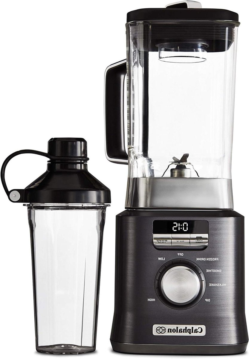 Krachtige Blender - Keukenmachine Mixen - Smoothies Maken - Automatische Snelheidsaanpassing - 1.8 Liter Pot - Donker Roestvrij Staal