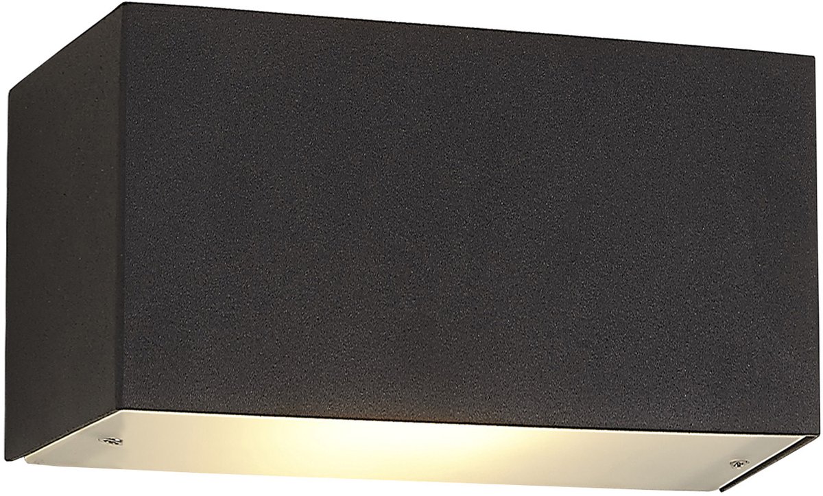 FLUO Wandlicht zwart 140mm G9 2,5W LED WW dimbaar