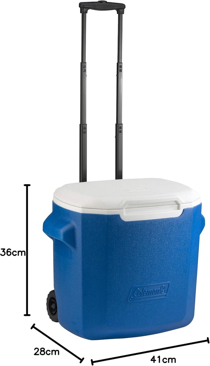 koelbox Wheeled Cooler, thermobox 15/26 l inhoud, mobiele ijsbox met wielen van KOEL — afbeelding 2