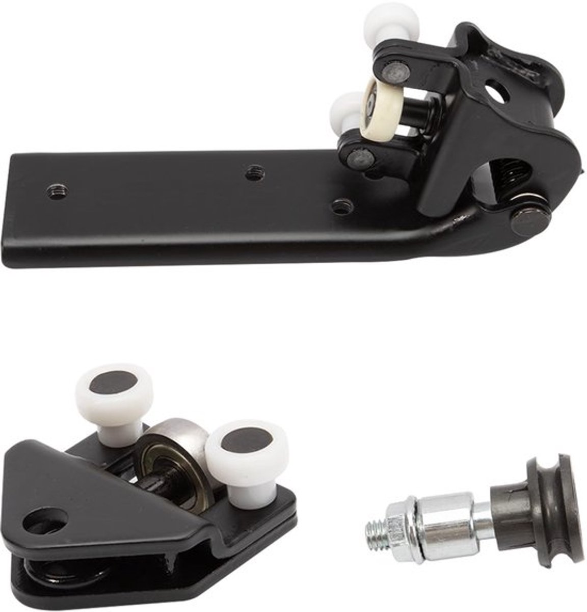 Geleidingsrolset 3-delige set - Geschikt voor Master II/Movano - Zijdelingse Schuifdeur - Inclusief Scharnier - OEM 8200080754/770035238 - Schuifdeurrol