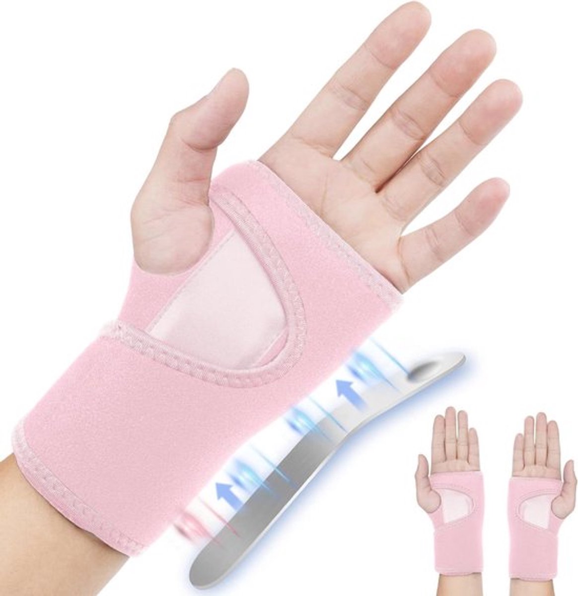 Polsbandages voor Mannen en Vrouwen voor Tendinitis Artritis Herstel van Verstuiking (Rechts)