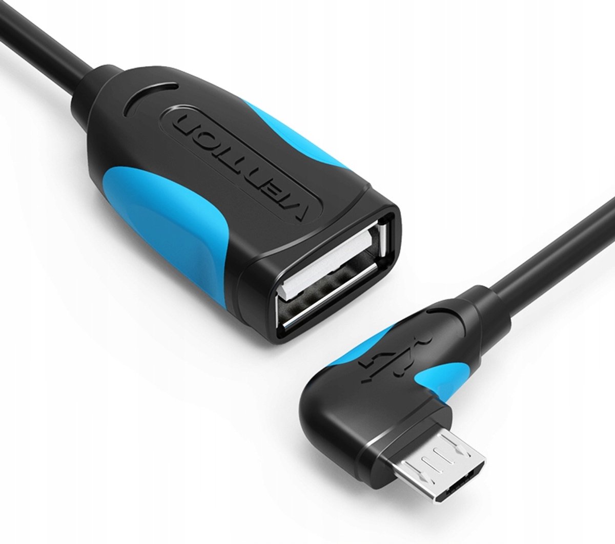 VENTION OTG USB Kabel Micro USB 90° Hoek - 10cm