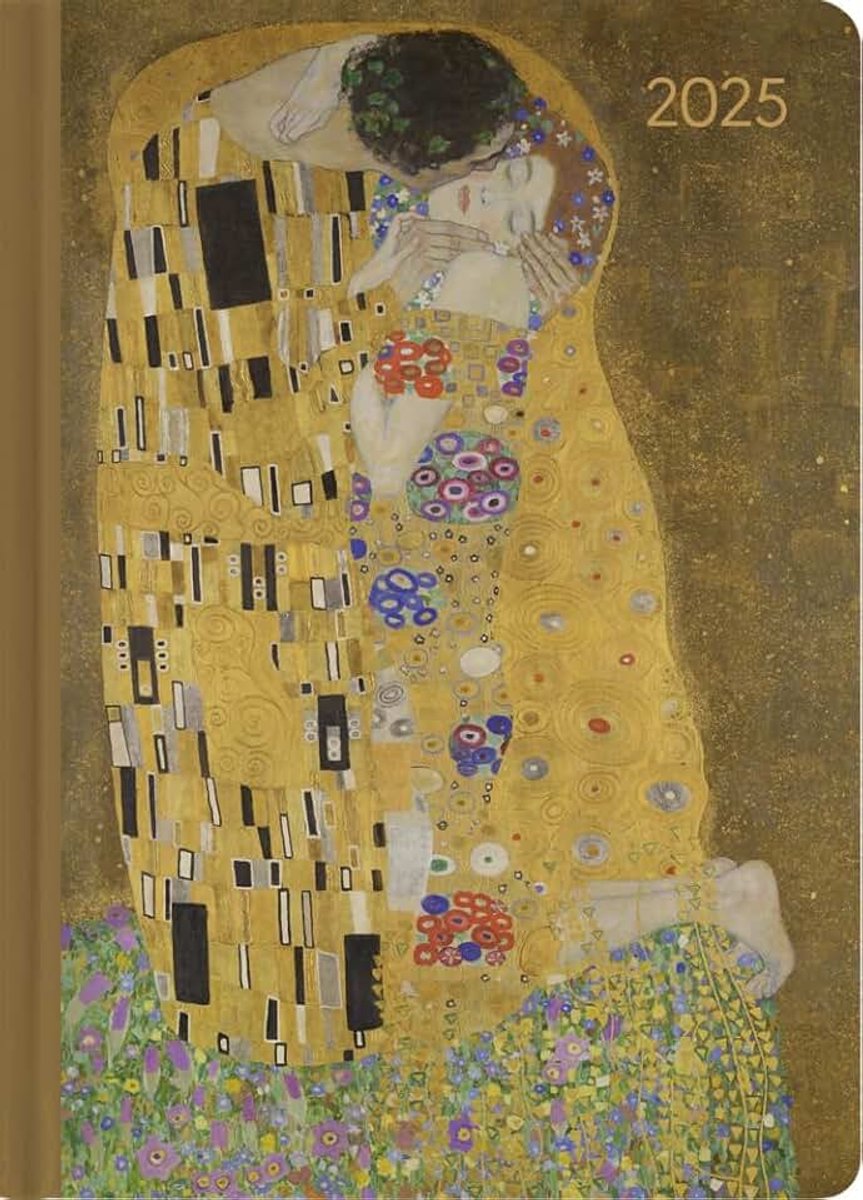 Edition - Ladytimer Klimt 2025 Taschenkalender, 10x15,2cm, Kalender mit 192 Seiten, Notizmöglichkeiten nach jedem Tag, Wochenübersicht auf 2 Seiten und internationales Kalendarium