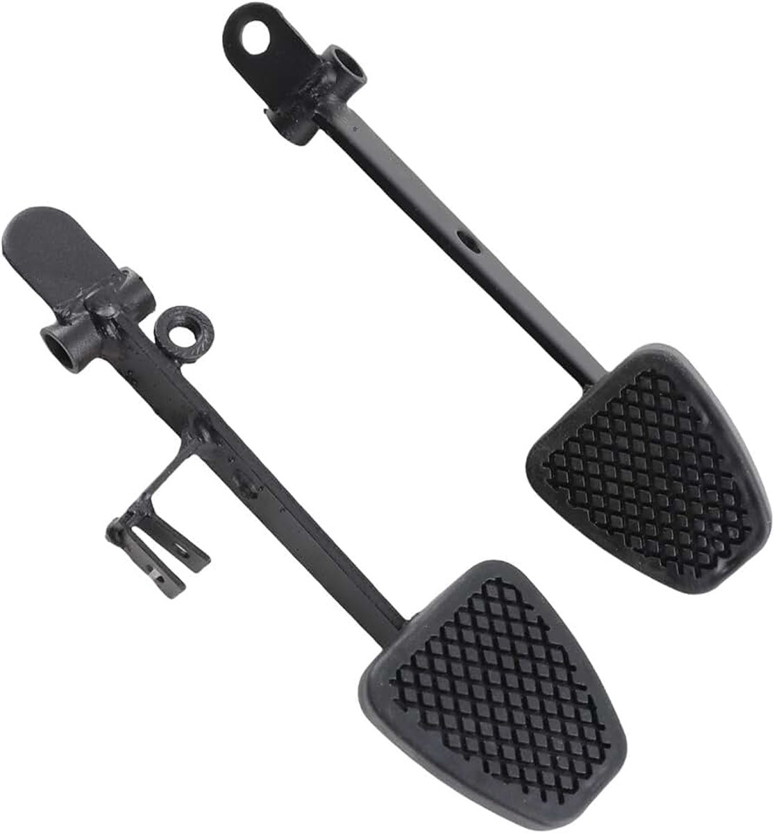 Pedalen, 2 Stuks Go Kart Rem- & Gaspedalen Gaspedaal Ijzer Voetsteun voor Go Kart UTV ATV Quad