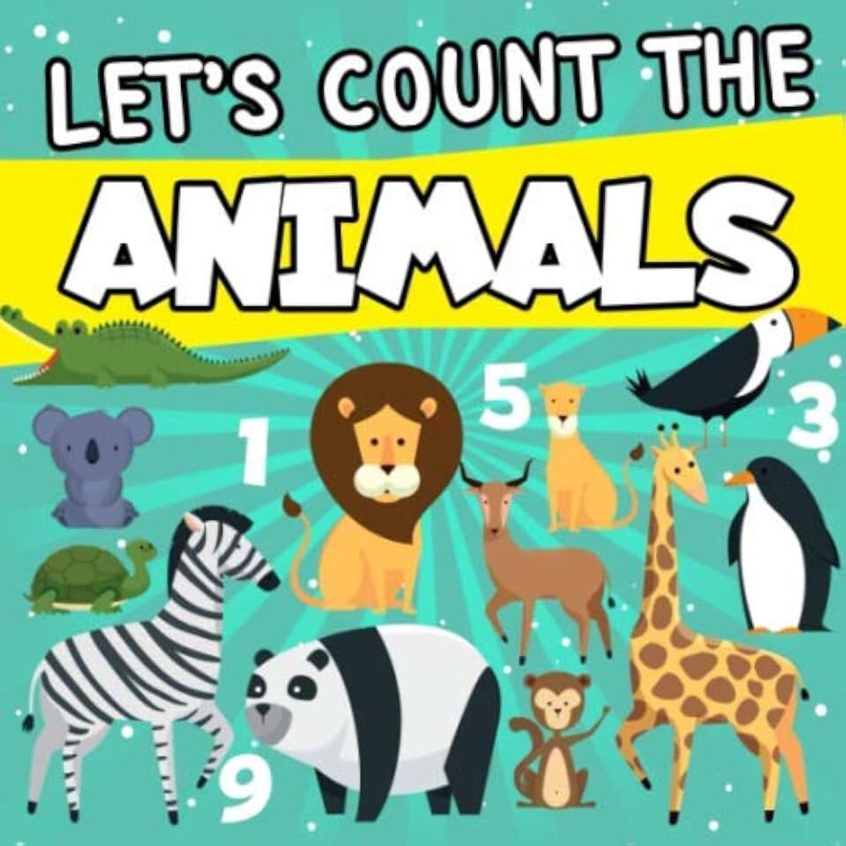 Count the Animals!: A Fun Picture Puzzle Book for 2-5 Year Olds girls and boys (Animals Activity Book)