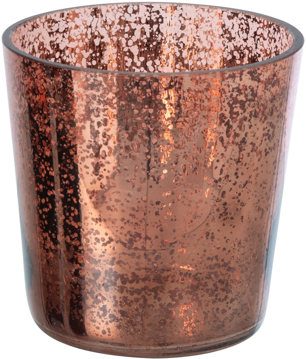 J-Line Kandelaar - glas - bruin - small