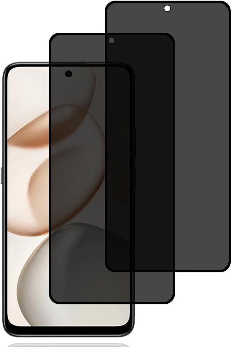Screen Protector voor Honor 400 Smart 5G/4G [2 stuks] | anti-spy gehard glas film,9H hardheid,krasbestendig,hoge gevoeligheid,anti-spy schermbeschermer voor Honor 400 Smart