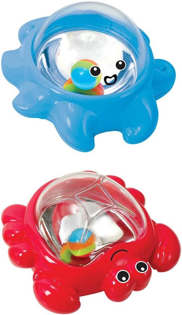 Baby Bad Rammelaar - Octopus Krab Speelgoed - Baden en Spelen - Drijvend en Kleurrijk - Perfect voor Kleine Handen