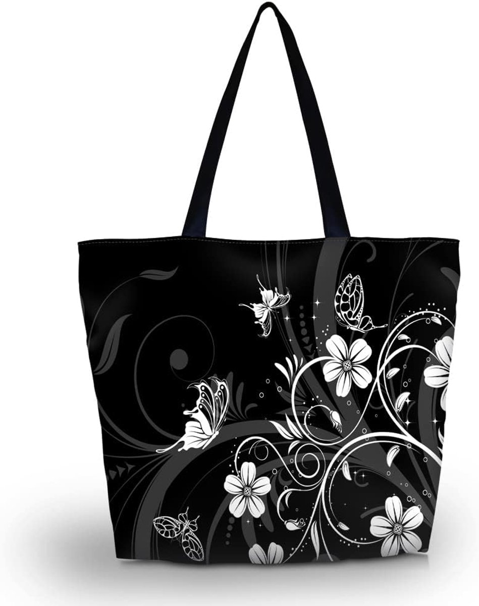 Schoudertas Vrouwen Shopper Opvouwbare Boodschappentas Stof Tas Gedrukt Strand Tas Strand Tas