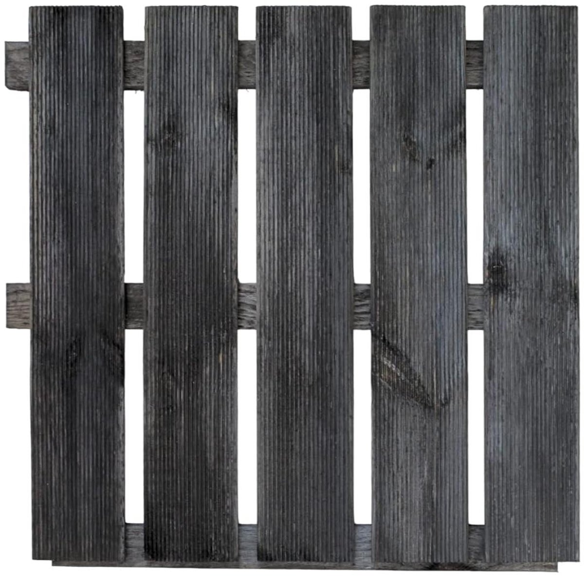 Houten Terrastegels - Balkon Vloer - Buiten Leven - Geïmpregneerd Grenen - 50x50 cm - Grijs