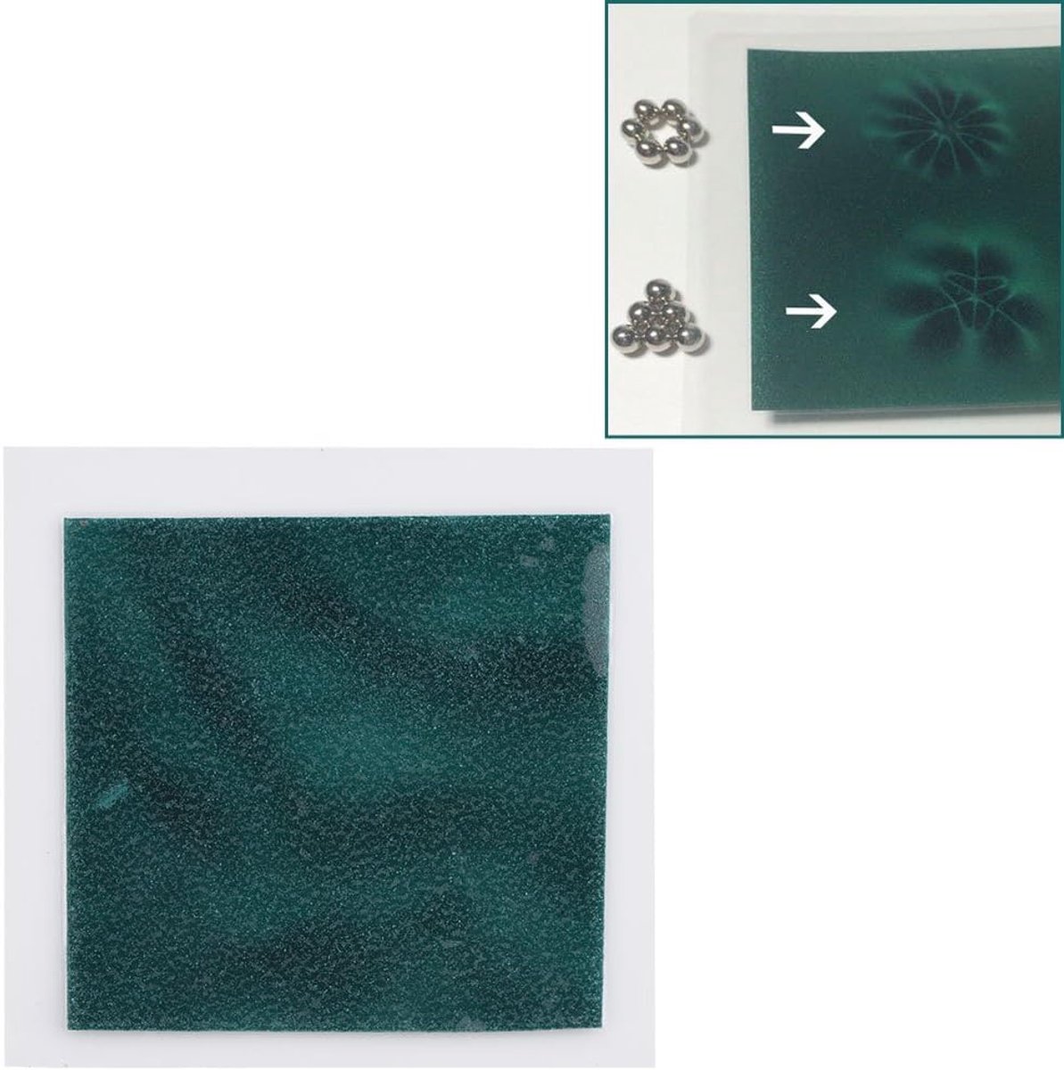 Magneetfolie voor kijkers, 50 x 50 mm kaartmagneet patroon voor wetenschappelijk observatiegebruik