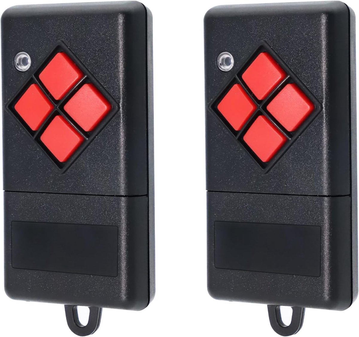Afstandsbediening voor Garagedeur - 2 Stuks Handzender Compatibel met 40,685 MHz Dicket MAHS40-01, MAHS40-04, 4 Toetsen met Rode Knop